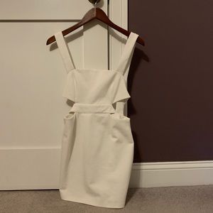 Superdown White Cutout Mini Dress
